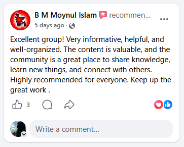 Learner review screenshot 1